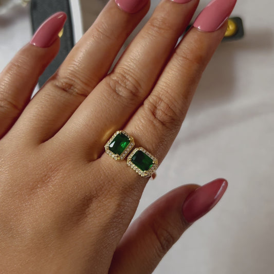 Mira Solitaire Adjustable Ring for women