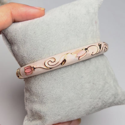 Pearl Blossom Vintage Cuff