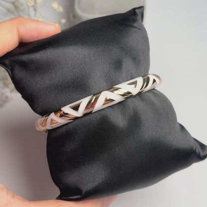 Ivory Deco Vintage Cuff