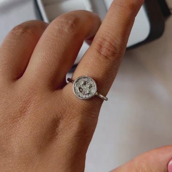 Smiley everyday ring for women