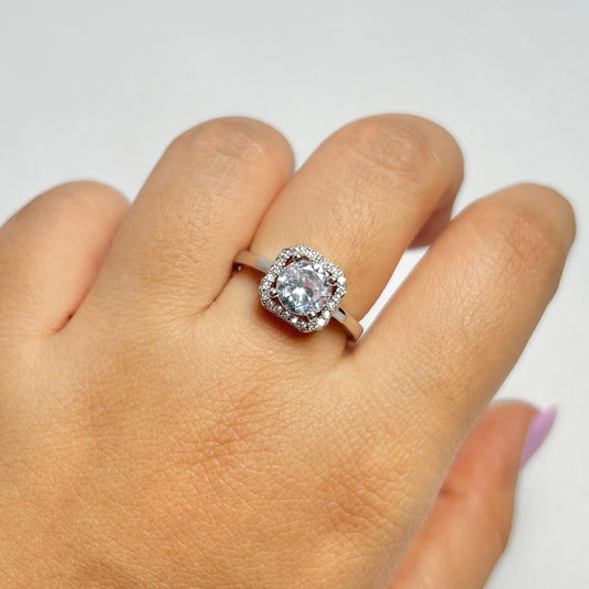 Square Cut Ring - Minimalist Bling