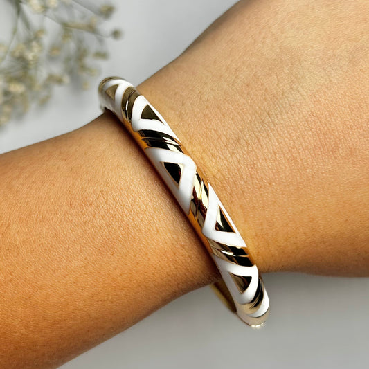 Ivory Deco Vintage Cuff
