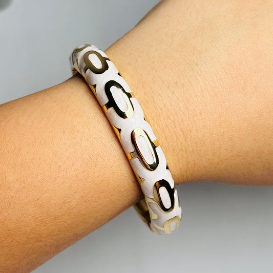 Opal Link Vintage Cuff