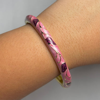 Orchid Swirl Vintage Cuff