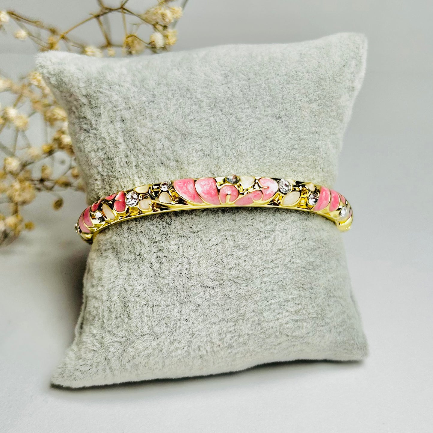 Rose Bloom Diamond Cuff