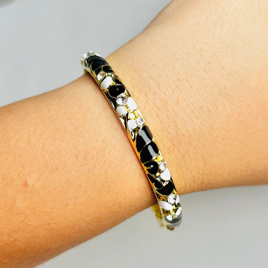 Midnight Spark Diamond Cuff
